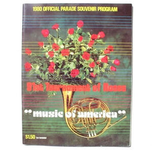 Vintage 91st Tournament of Roses 1980 Official Program Rose Parade Magazine